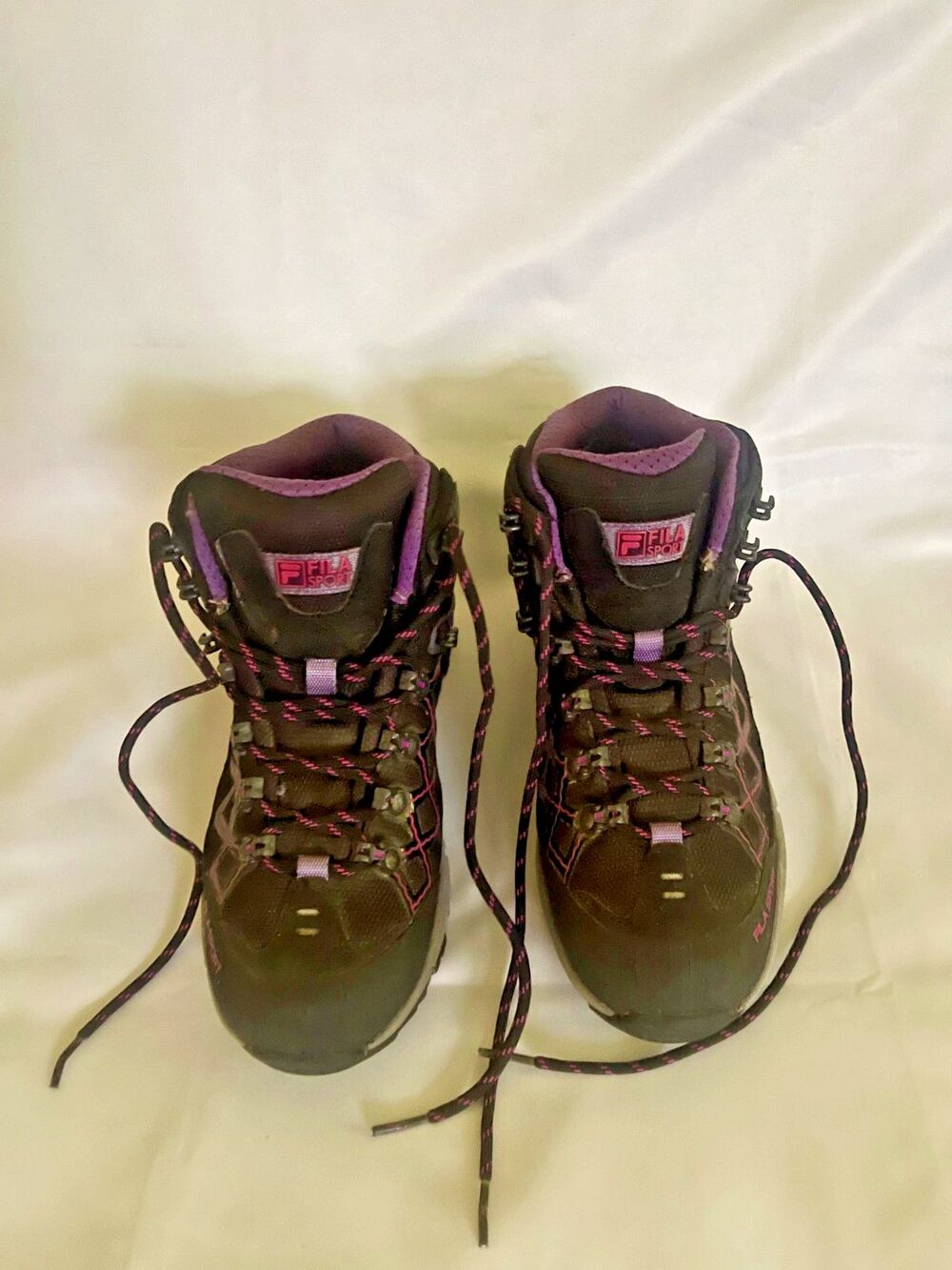90s/Y2K FILA SPORT Size 6.5 Women's Chunky High-Top Ankle Support Hiking Boots
